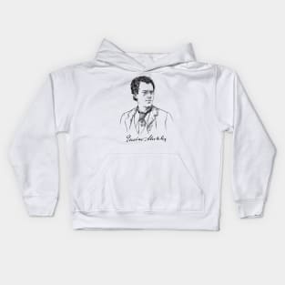 Gustav Mahler, Austrian composer, conductor. Music Kids Hoodie